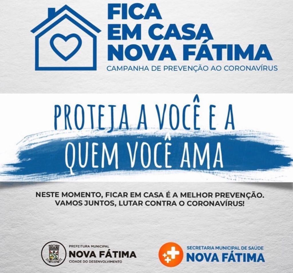 Campanha Fica em Casa Nova Fátima