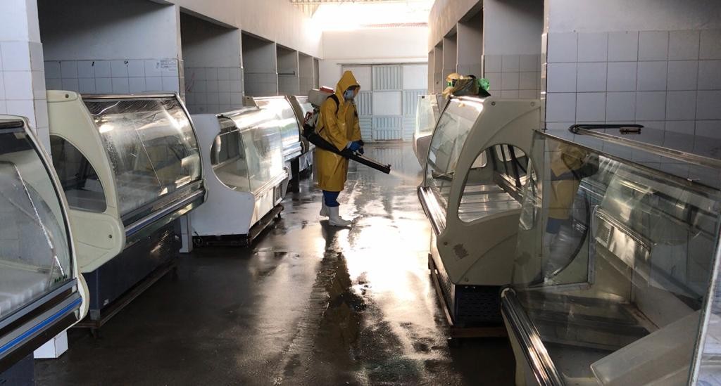 PREFEITURA REALIZA MAIS UMA AÇÃO DE DESINFECÇÃO