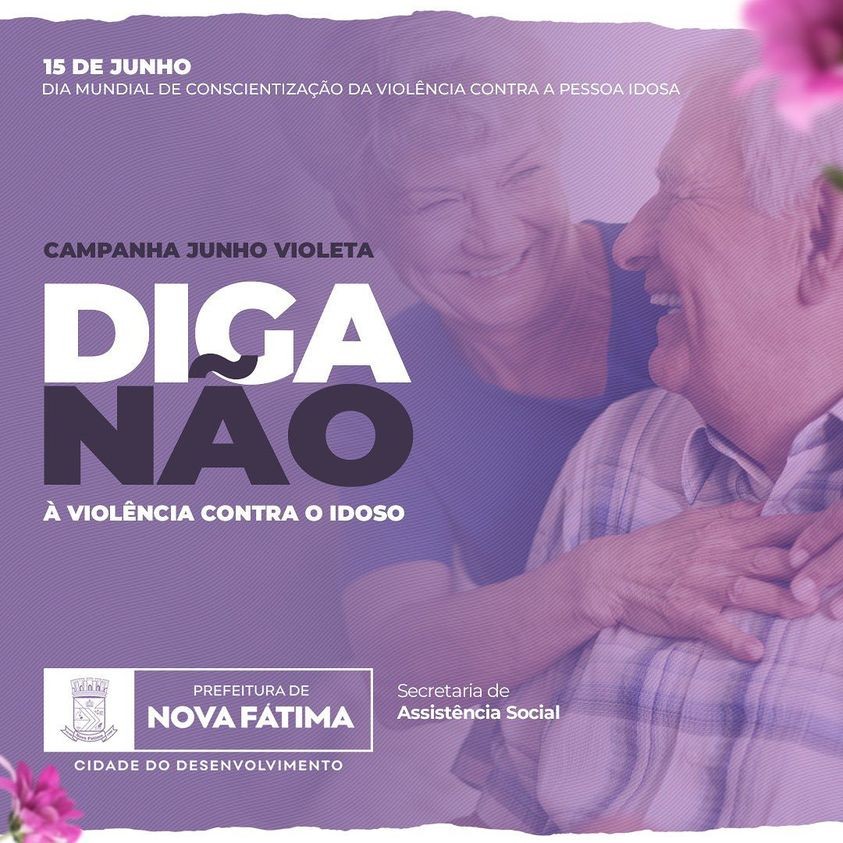 Dia Mundial de Conscientização da Violência contra a Pessoa Idosa.