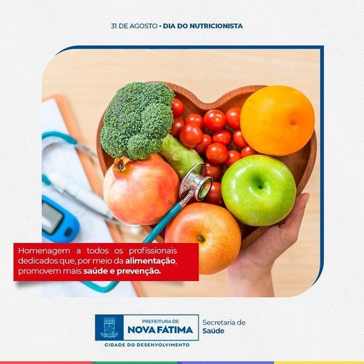 31 de Agosto - Dia do Nutricionista