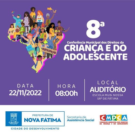 8ª Conferência Municipal dos Direitos da Criança e do Adolescente