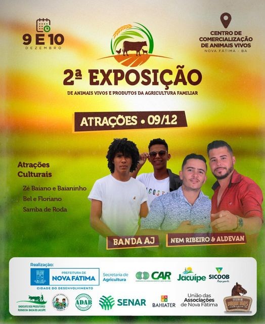 2ª Exposição de Animais Vivos e Produtos da Agricultura Familiar