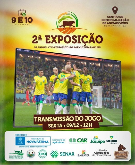 2ª Exposição de Animais Vivos e Produtos da Agricultura Familiar.