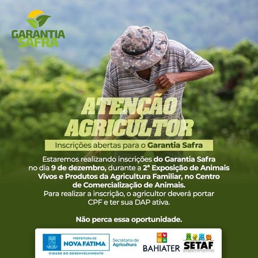 Atenção, Agricultor!