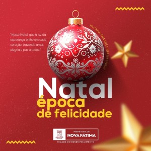 Um Feliz Natal a todos!