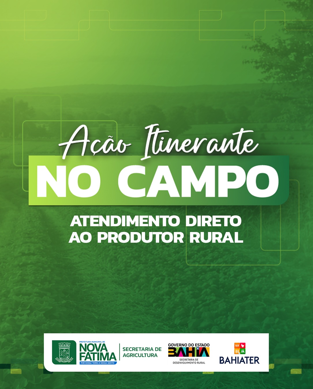A��O INTENERANTE - SECRETARIA DE AGRICULTURA E RECURSOS HIDRICOS